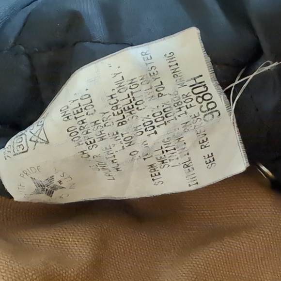 Vint. '89 Carhartt 100 Year Anniv. CO196 Collared Duck Coat mens XLT (44 Chest) - Picture 10 of 11